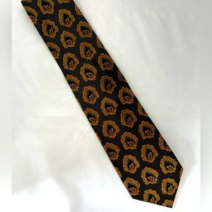Valentino Cravatte necktie, hand sewn imported 100% silk made in Italy.